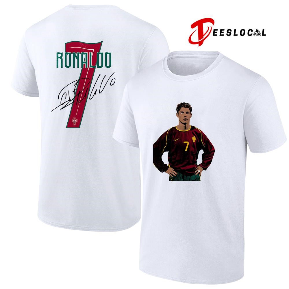 Ronaldo World Cup name and number signature shirt