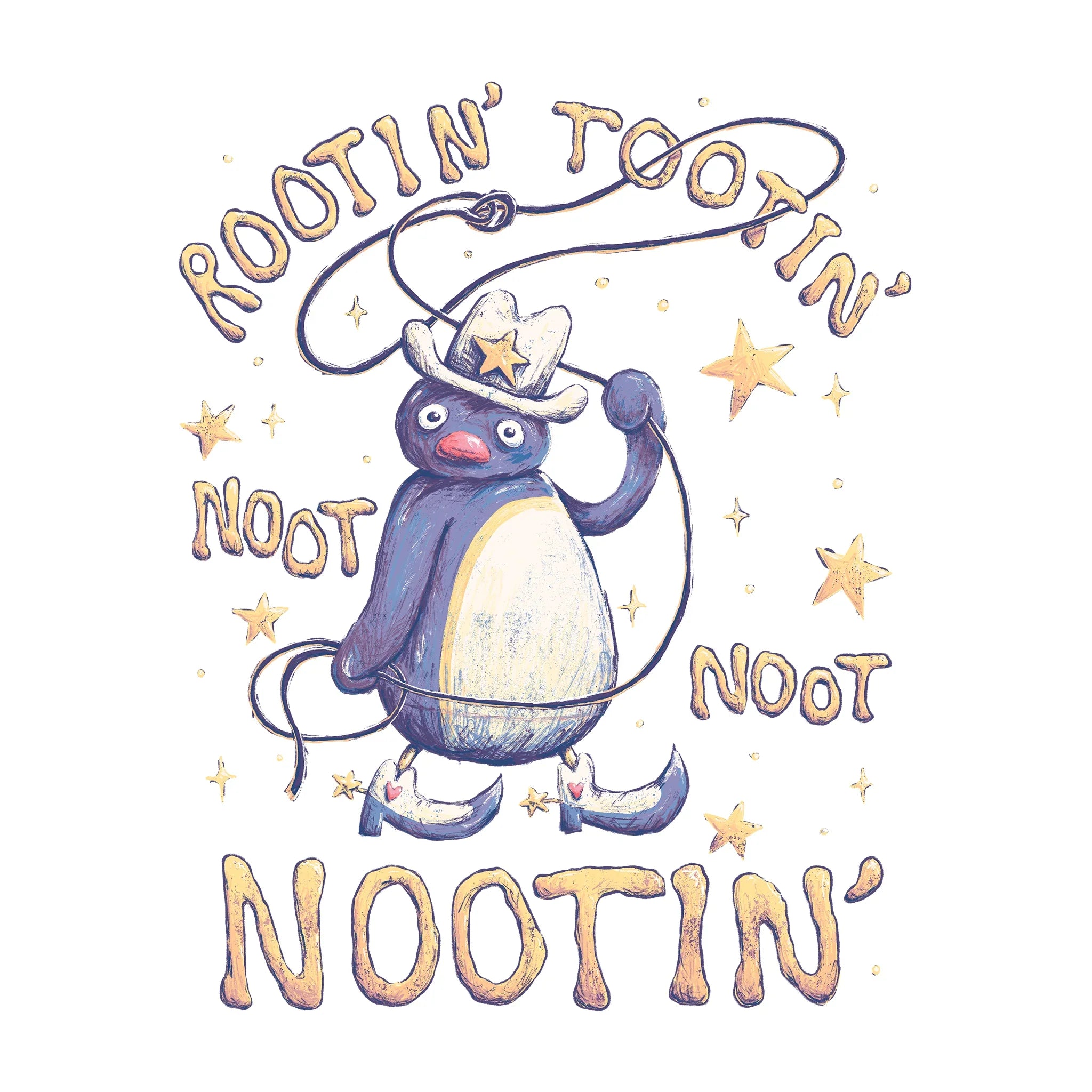 Rootin' Tootin' Nootin' Oversized Tee Hoodie, Sweatshirt | CiraTrend.com (Image 4)