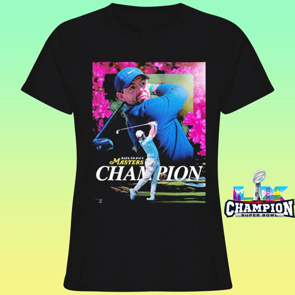 Rory Mcilroy Back To Back Masters Champions 2026 Shirt
