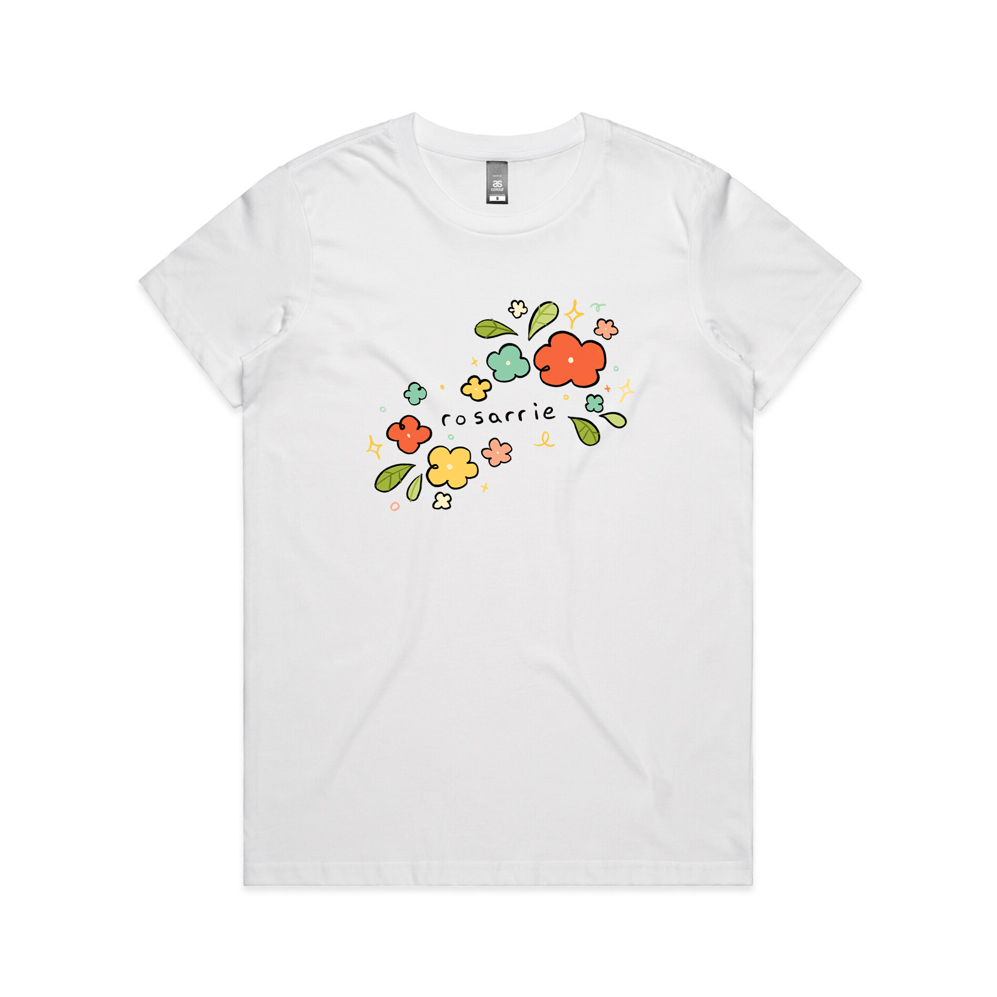Rosarrie Flowers Tee Hoodie, Sweatshirt | CiraTrend.com (Image 3)