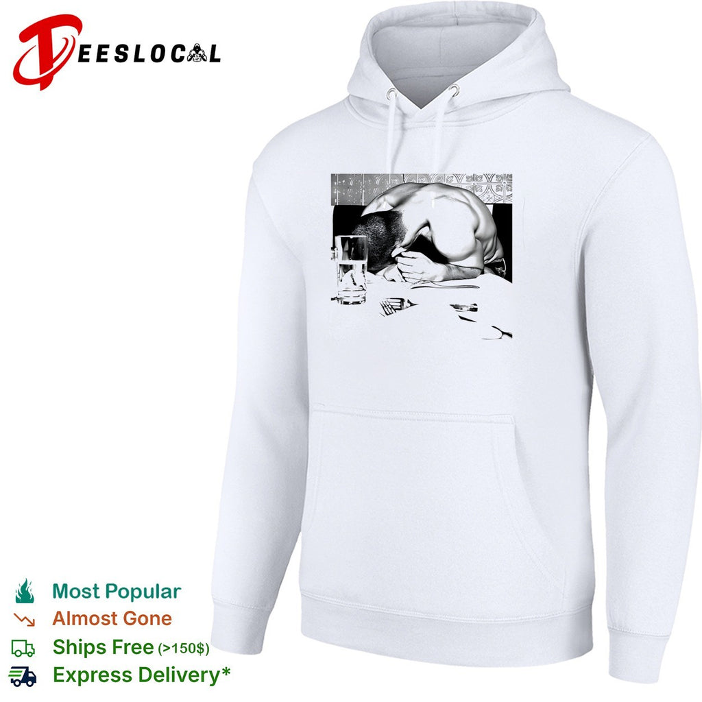 Rough night passed out at dinner table shirt