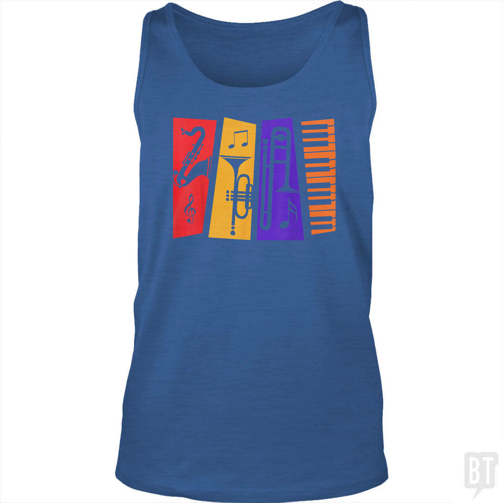 Jazz Music Tank Top