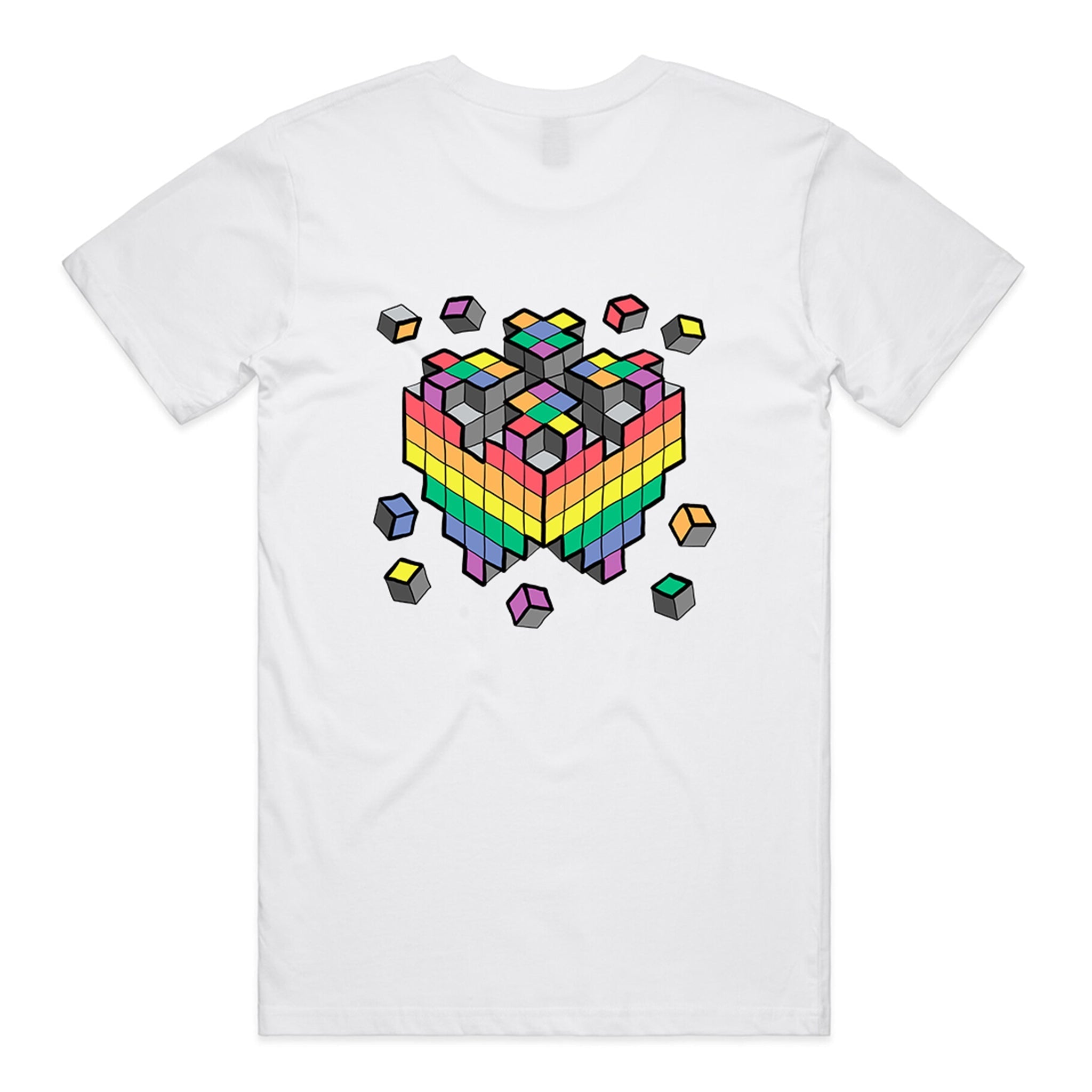 Rubik's Heart Tee Hoodie, Sweatshirt | CiraTrend.com (Image 2)