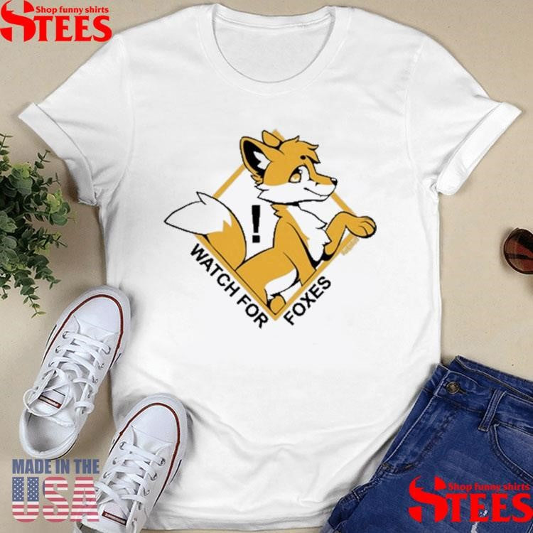 Rubyybug Watch For Foxes T-shirt