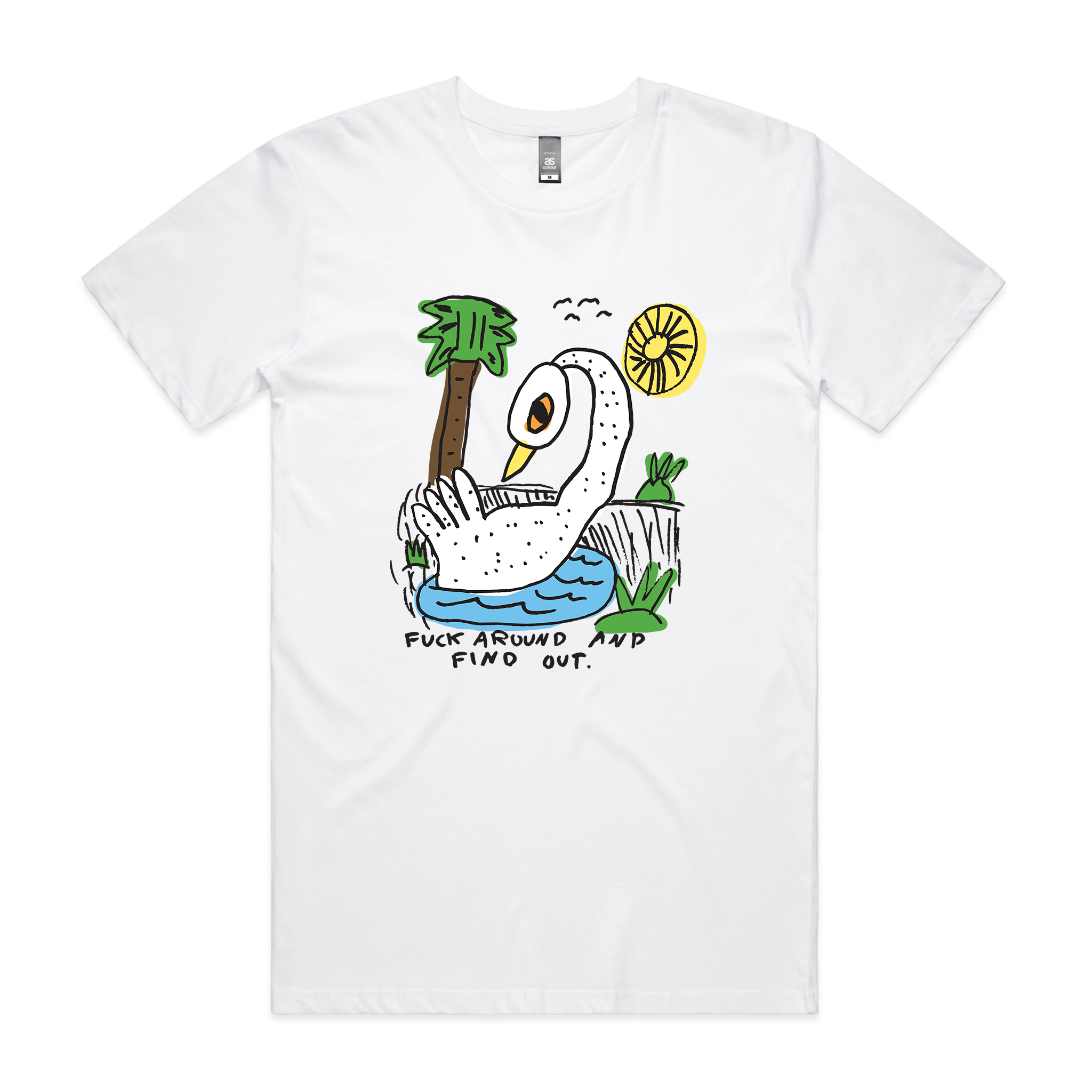 Rude Swan Tee Hoodie, Sweatshirt | CiraTrend.com (Image 1)