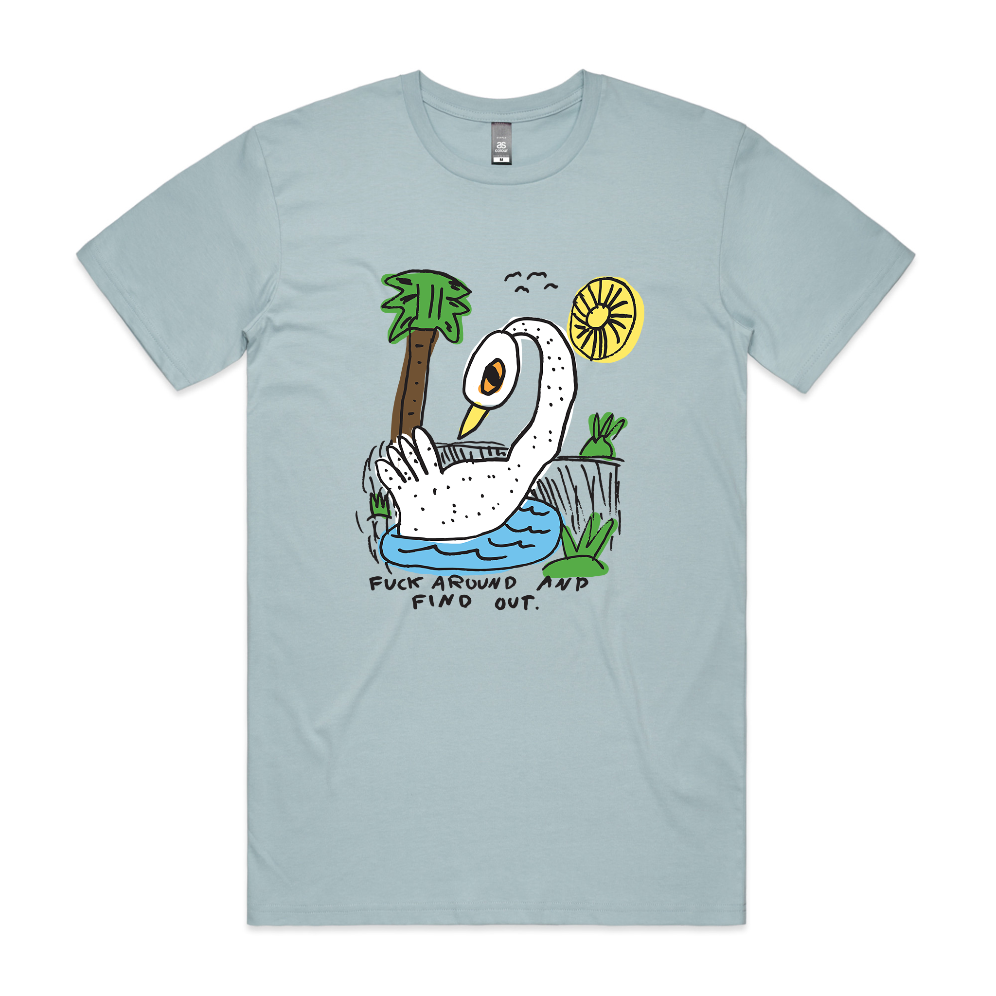 Rude Swan Tee Hoodie, Sweatshirt | CiraTrend.com (Image 2)