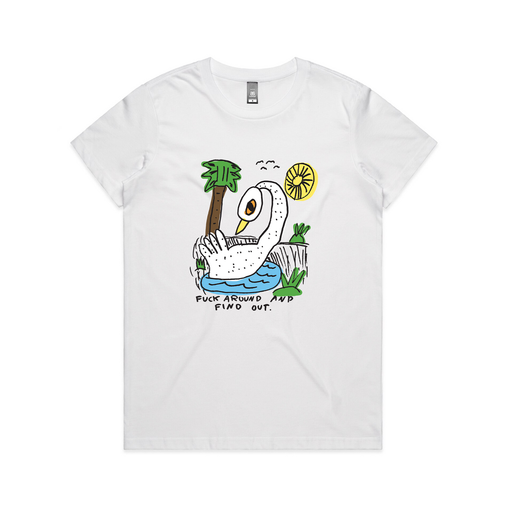 Rude Swan Tee Hoodie, Sweatshirt | CiraTrend.com (Image 3)