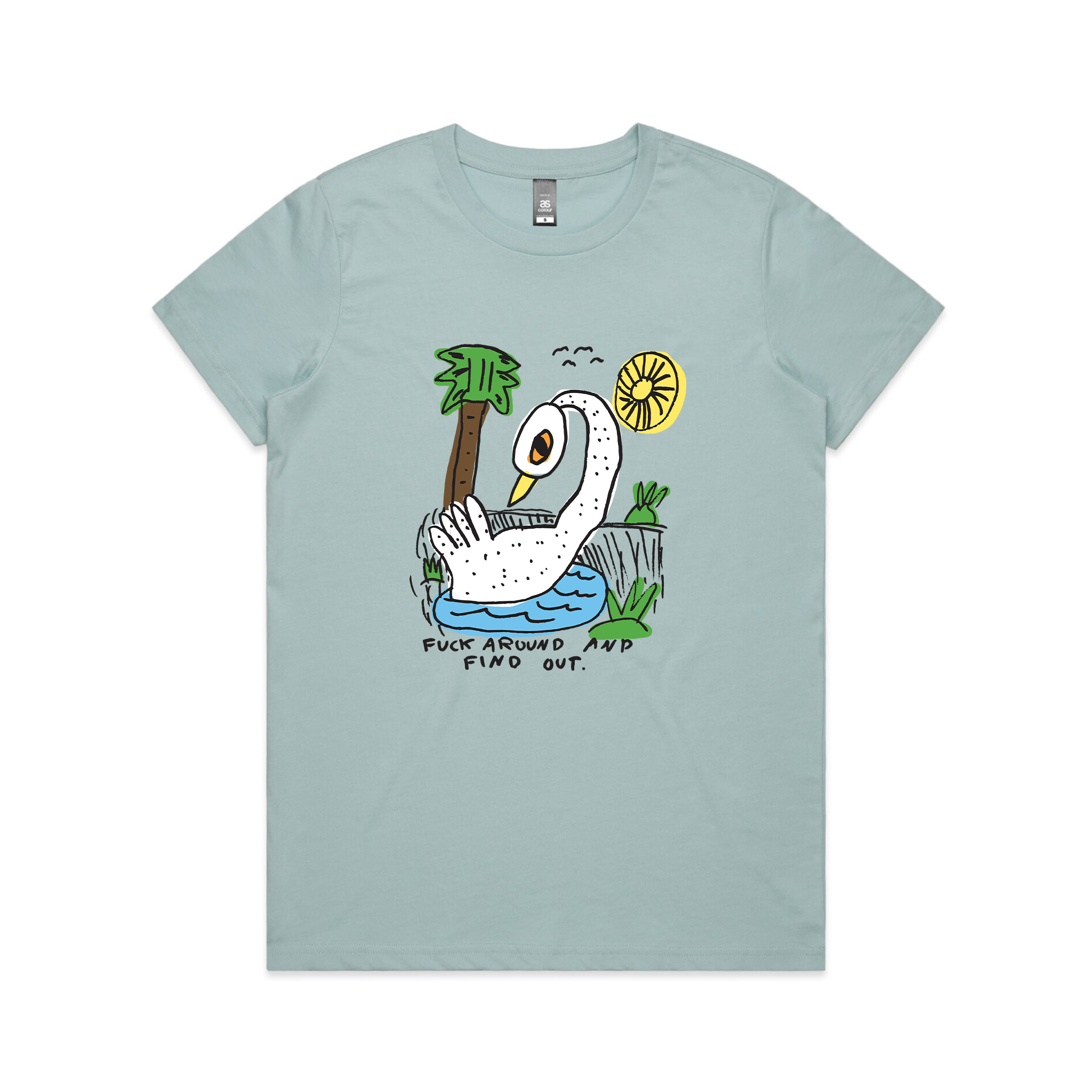 Rude Swan Tee Hoodie, Sweatshirt | CiraTrend.com (Image 4)