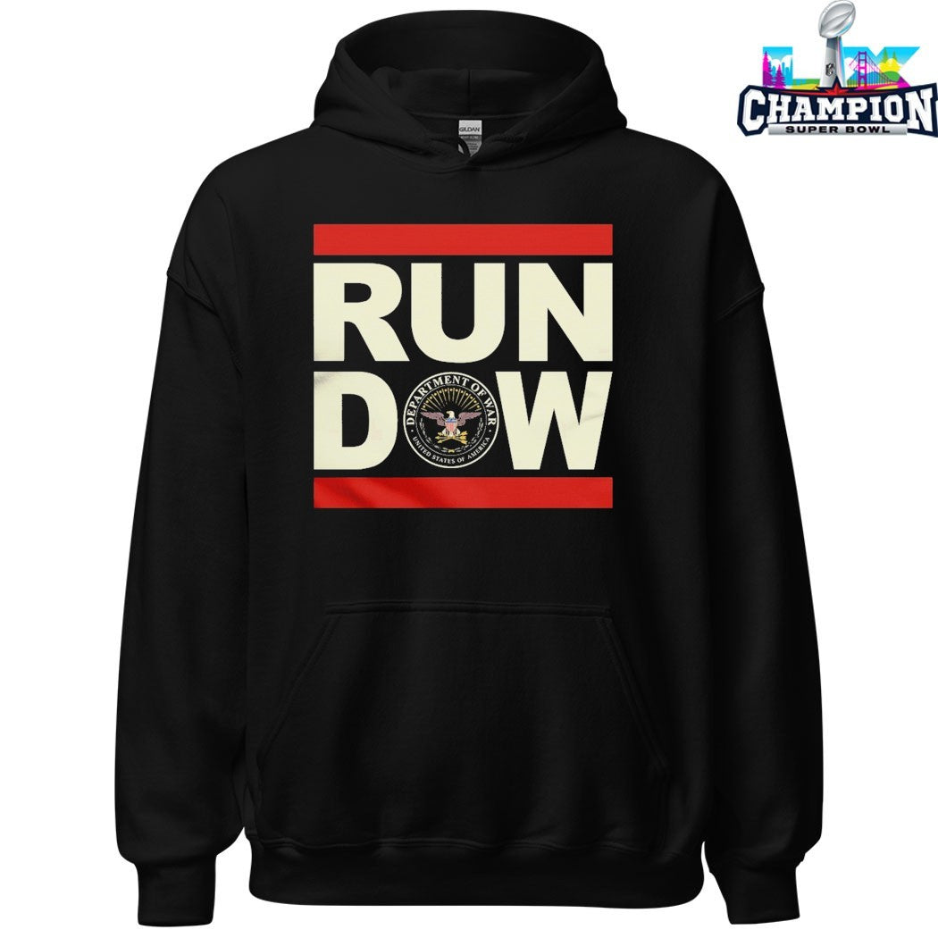 Run Dow Department Of War United States Of America T-shirts
