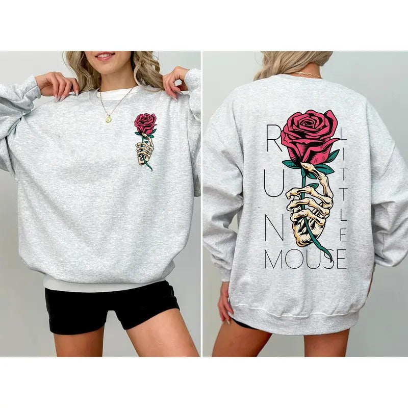 Run Little Mouse Sweatshirt, Haunting Adeline Hoodie, Cat & Mouse Duet Shirt, Dark Romance Gift, Smut Reader, Book Lover...