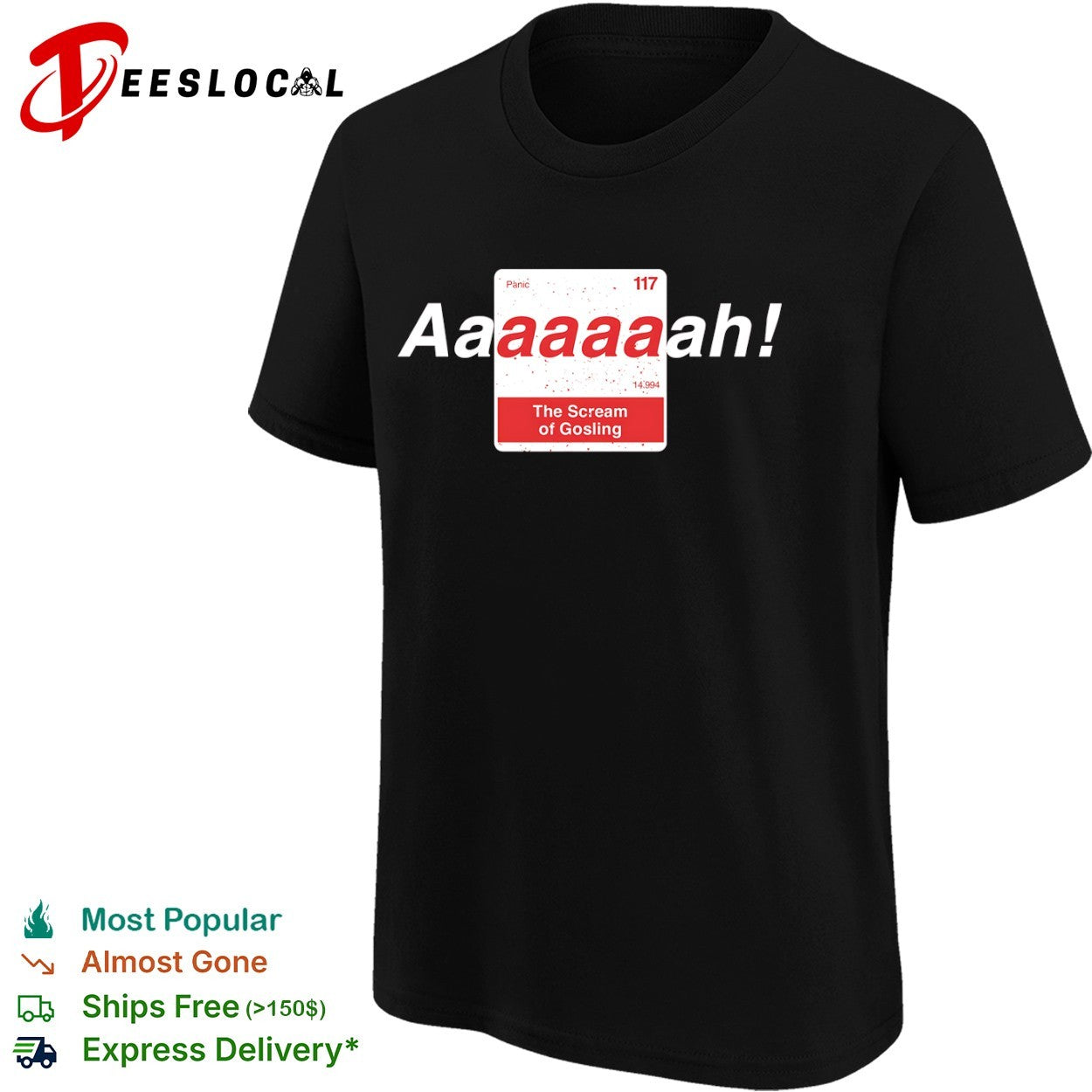 Ryan Gosling periodic square panic 117 aaaaaaah 14 994 the scream of shirt
