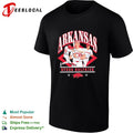 Ryder Helfrick Arkansas Razorbacks baseball slugger swing shirt