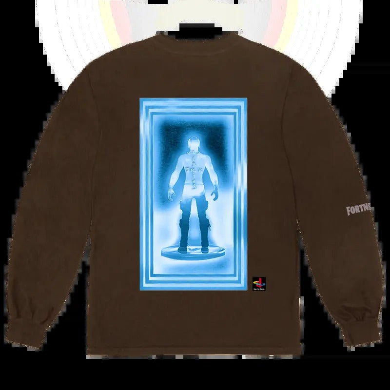 Travis Scott T-3500 Beam L/S Tee Bleached Black Hoodie, Sweatshirt | CiraTrend.com