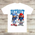 S0n1c AndKnuckles Detr0i Football Fan T-shirt, Gift For Him Her Cotton Fabric Unisex Hoodie, Sweatshirt | CiraTrend.com