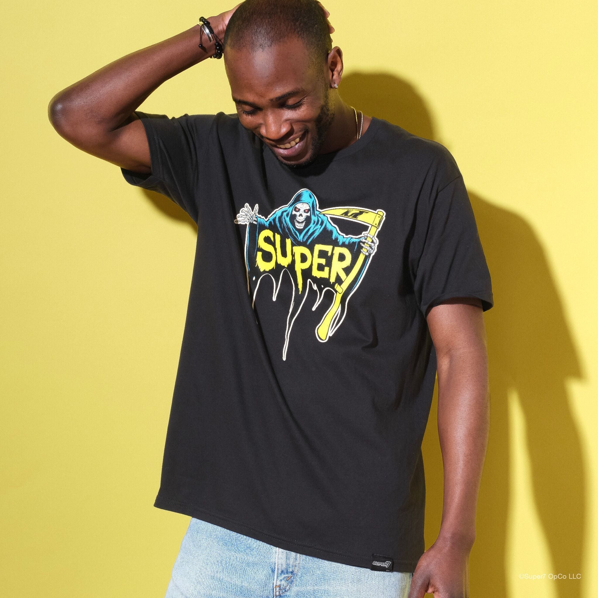 Super7 T-shirts - Super7 Reaper (Black) Hoodie, Sweatshirt | CiraTrend.com (Image 1)