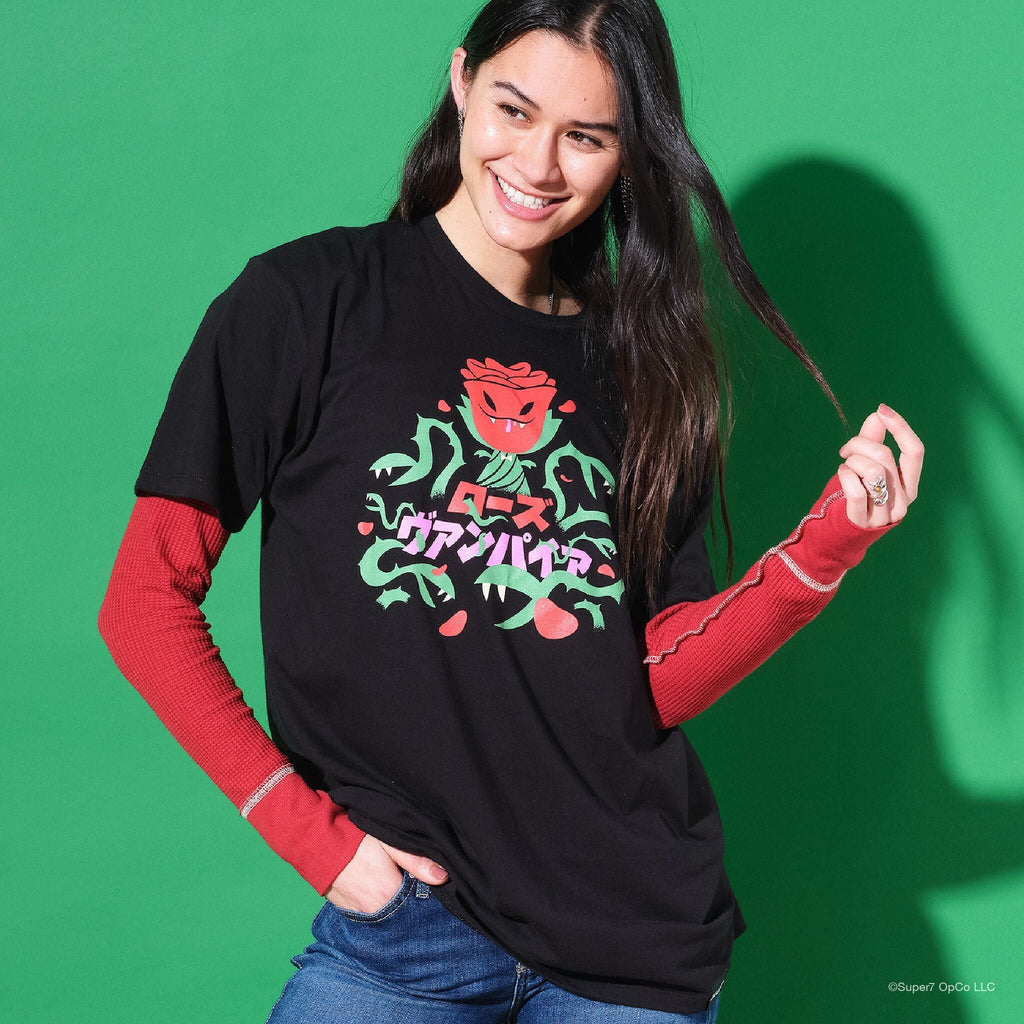 Super 7 T-Shirt - Kaiju Poster Rose Vampire Hoodie, Sweatshirt | CiraTrend.com (Image 1)