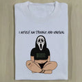 SAD GHOSTFACE SHIRT, Funny Halloween Shirt, Unisex T-Shirt, Gift For Men Women Hoodie, Sweatshirt | CiraTrend.com