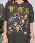 [SALE UP TO 40%] Retro 90's Comfort Colors Thunderbolts* T-Shirt, Yelena Belova Bucky Barnes Movie Fan Bootleg Tee...