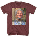 Redd Foxx Mens S/S T-Shirt - You Just Dumb Snap - Heather Vintage Maroon Heather Hoodie, Sweatshirt | CiraTrend.com