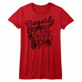 Saved By The Bell Girls Juniors S/S T-Shirt - Sharp Tigers - Heather Red Heather Hoodie, Sweatshirt | CiraTrend.com