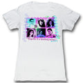 Saved By The Bell Girls Juniors S/S T-Shirt - Gang - Solid White Hoodie, Sweatshirt | CiraTrend.com