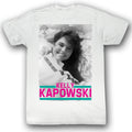 Saved By The Bell Mens S/S T-Shirt - Kapowski - Solid White Hoodie, Sweatshirt | CiraTrend.com