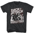 Saved By The Bell Mens S/S T-Shirt - Zack Attack World Tour - Heather Black Heather Hoodie, Sweatshirt | CiraTrend.com