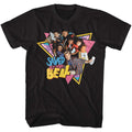 Saved By The Bell Mens S/S T-Shirt - Group Triangles - Solid Black Hoodie, Sweatshirt | CiraTrend.com
