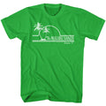 Saved By The Bell Mens S/S T-Shirt - Malibu Sands - Solid Kelly Hoodie, Sweatshirt | CiraTrend.com