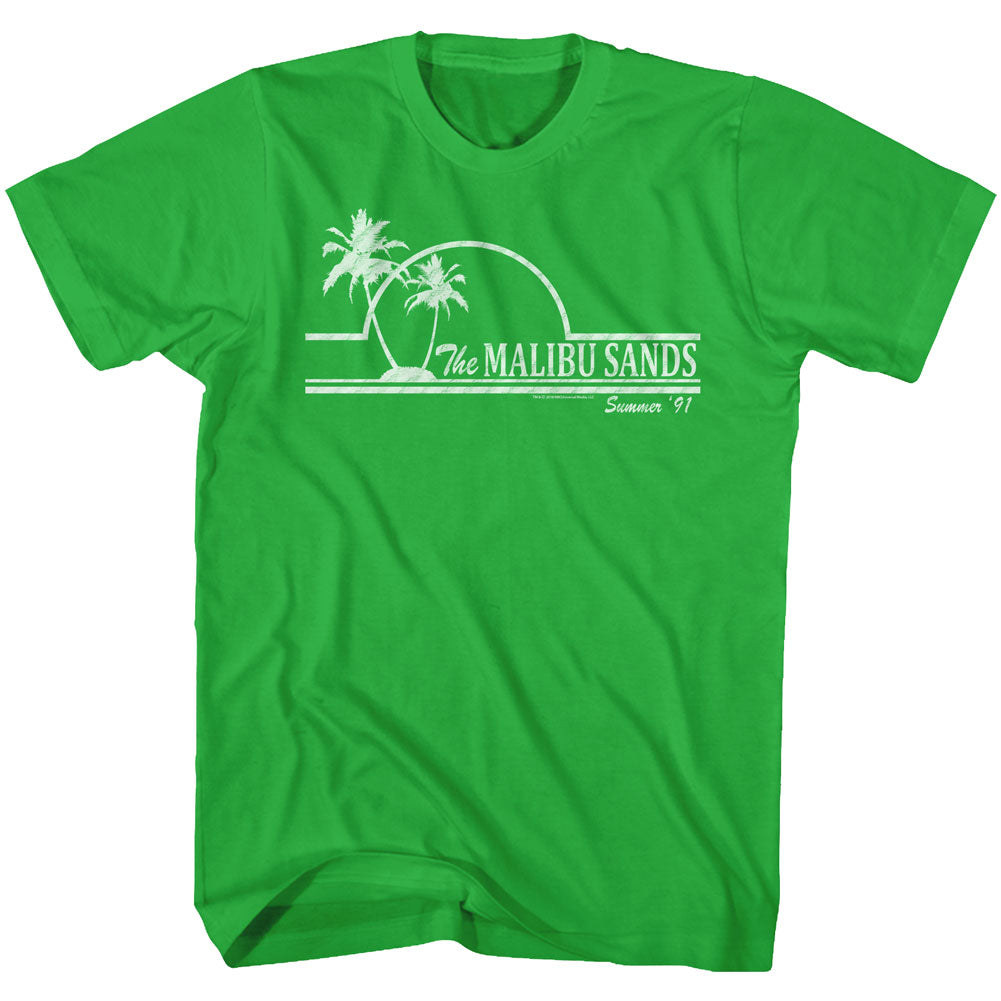 Saved By The Bell Mens S/S T-Shirt - Malibu Sands - Solid Kelly Hoodie, Sweatshirt | CiraTrend.com