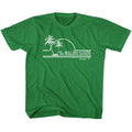 Saved By The Bell Toddler S/S T-Shirt - Malibu Sands - Heather Vintage Green Hoodie, Sweatshirt | CiraTrend.com