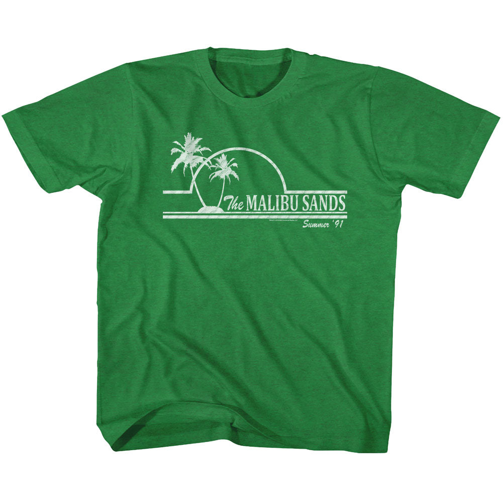 Saved By The Bell Toddler S/S T-Shirt - Malibu Sands - Heather Vintage Green Hoodie, Sweatshirt | CiraTrend.com