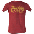 Saved By The Bell Mens S/S T-Shirt - Bayside Pride - Heather Cherry Heather Hoodie, Sweatshirt | CiraTrend.com