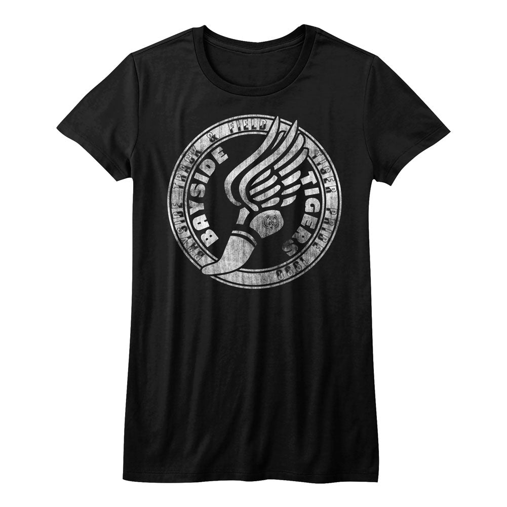 Saved By The Bell Girls Juniors S/S T-Shirt - Go Zach - Solid Black Hoodie, Sweatshirt | CiraTrend.com