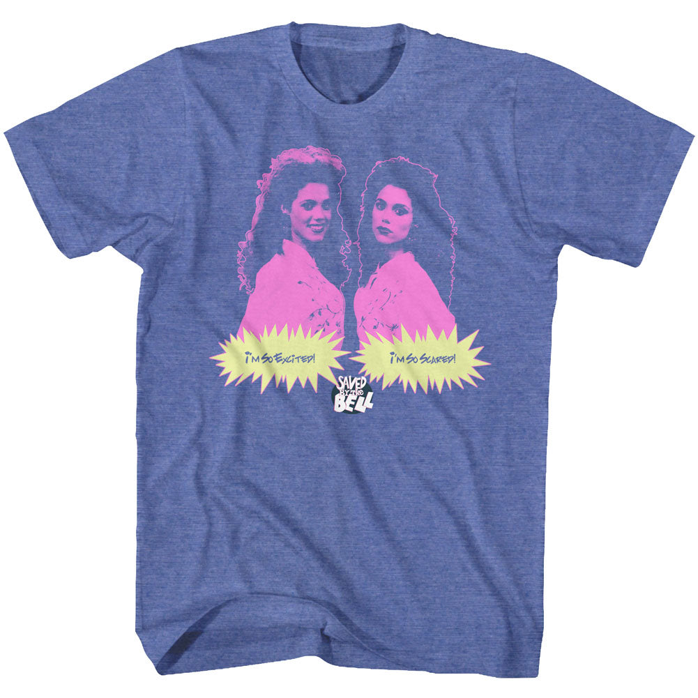 Saved By The Bell Mens S/S T-Shirt - So Much - Solid Royal Hoodie, Sweatshirt | CiraTrend.com
