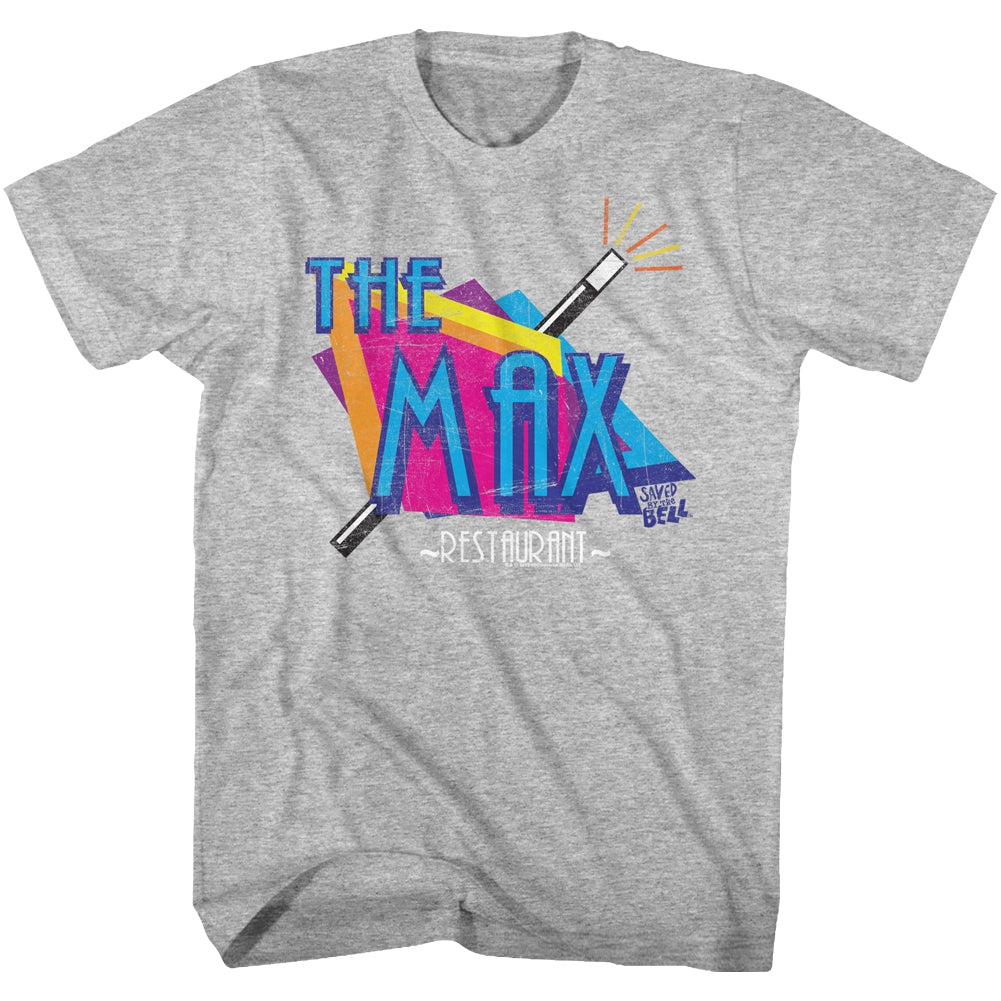 Saved By The Bell Mens S/S T-Shirt - The Max - Heather Gray Heather Hoodie, Sweatshirt | CiraTrend.com