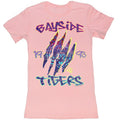Saved By The Bell Girls Juniors S/S T-Shirt - Retro Bayside - Solid Light Pink Hoodie, Sweatshirt | CiraTrend.com