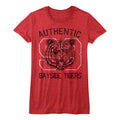 Saved By The Bell Girls Juniors S/S T-Shirt - Authentic - Heather Red Heather Hoodie, Sweatshirt | CiraTrend.com