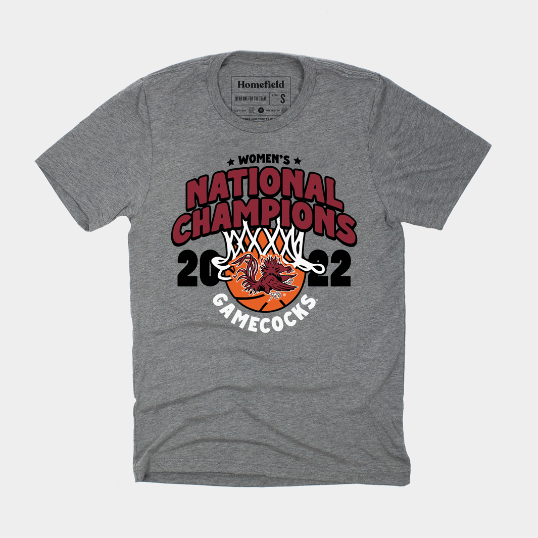 2022 National Champs: South Carolina Women's Basketball Tee Style001