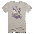 Arties I Rock Premium Bella Canvas Slim Fit Mens T Shirt Silver Hoodie, Sweatshirt | CiraTrend.com