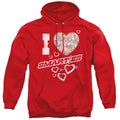 Arties I Heart Arties Mens Hoodie Red T-Shirts, Sweatshirt | CiraTrend.com (Image 1)