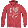 Arties I Heart Arties Mens Heather Hoodie Red T-Shirts, Sweatshirt | CiraTrend.com (Image 1)