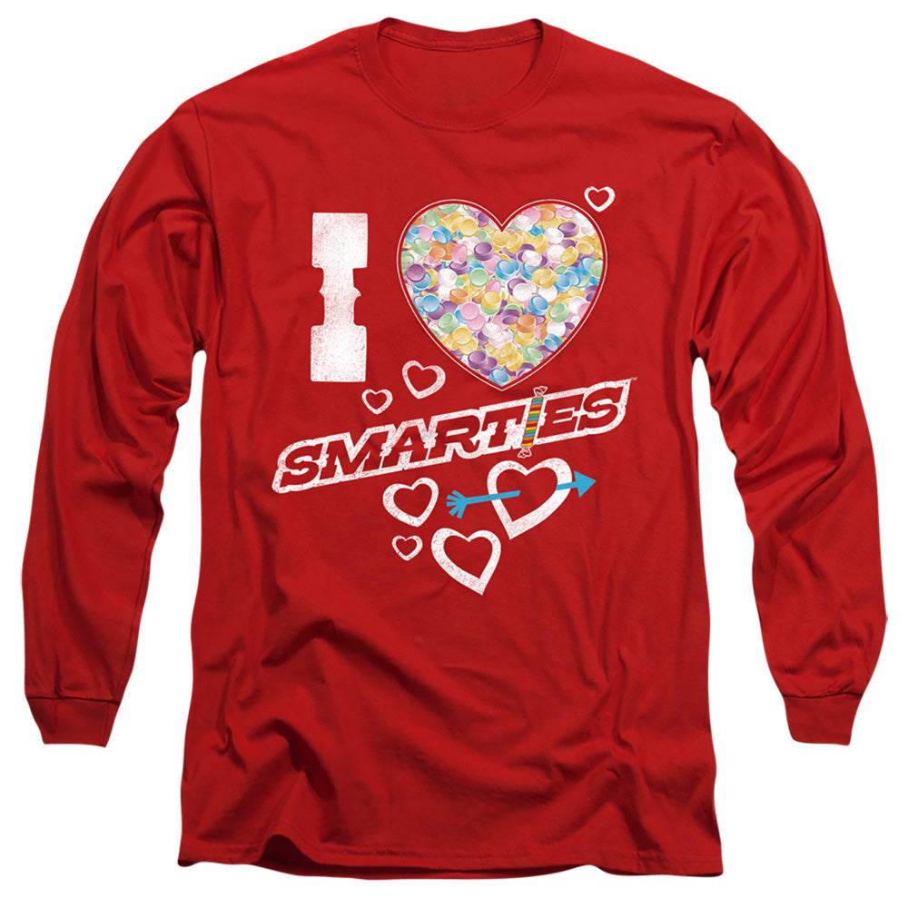 Arties I Heart Arties Mens Long Sleeve Shirt Red Hoodie, Sweatshirt | CiraTrend.com (Image 1)