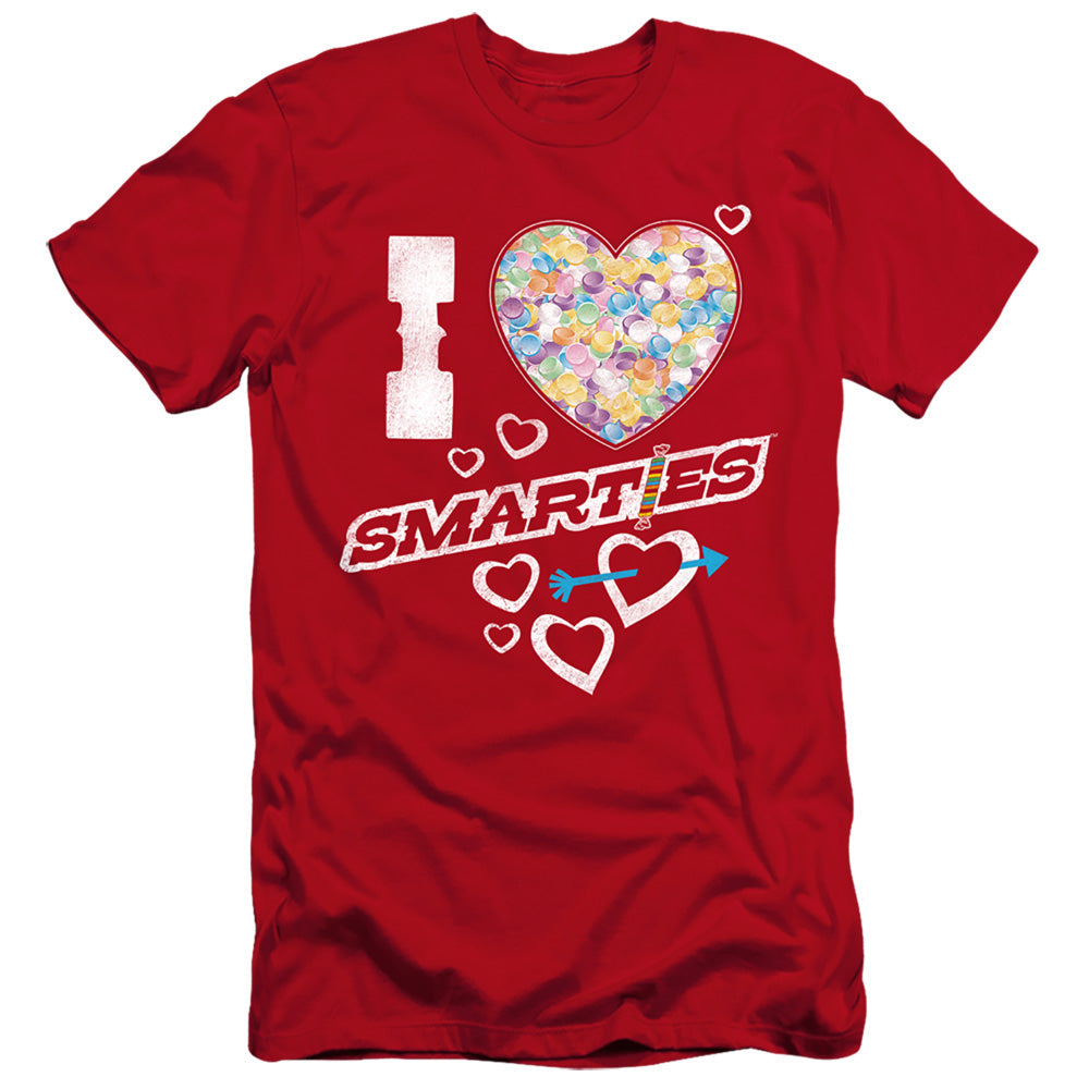 Arties I Heart Arties Premium Bella Canvas Slim Fit Mens T Shirt Red Hoodie, Sweatshirt | CiraTrend.com (Image 1)