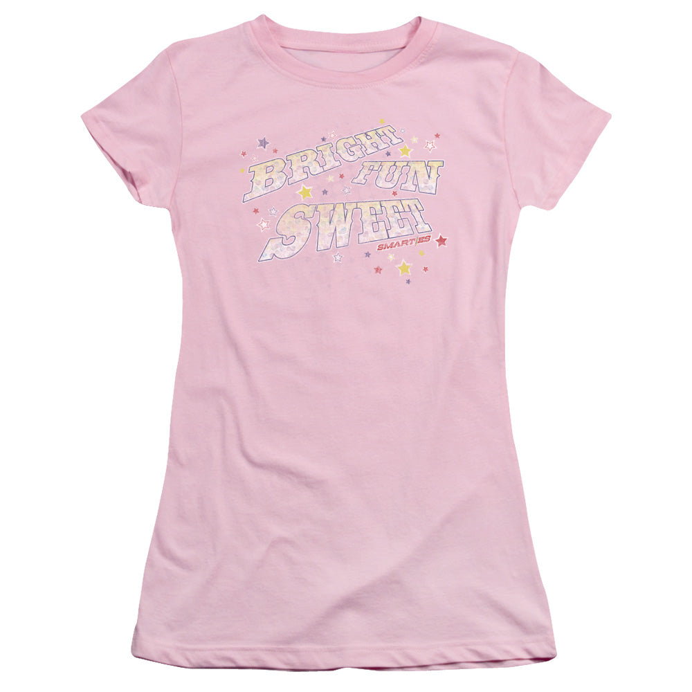 Arties Bright Fun Sweet Junior Sheer Cap Sleeve Womens T Shirt Pink Hoodie, Sweatshirt | CiraTrend.com