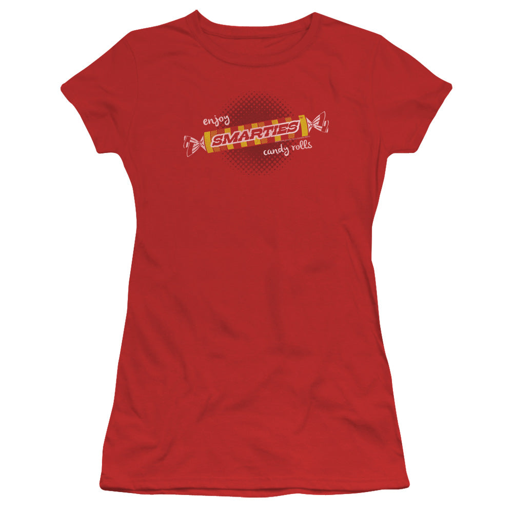 Arties Enjoy Junior Sheer Cap Sleeve Womens T Shirt Red Hoodie, Sweatshirt | CiraTrend.com