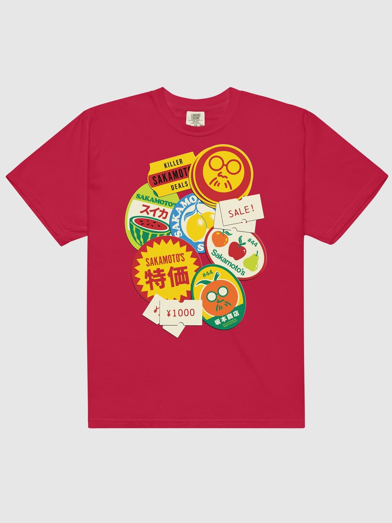 Sakamoto Days Sticker Collage Comfort Colors T-Shirt Hoodie, Sweatshirt | CiraTrend.com (Image 1)