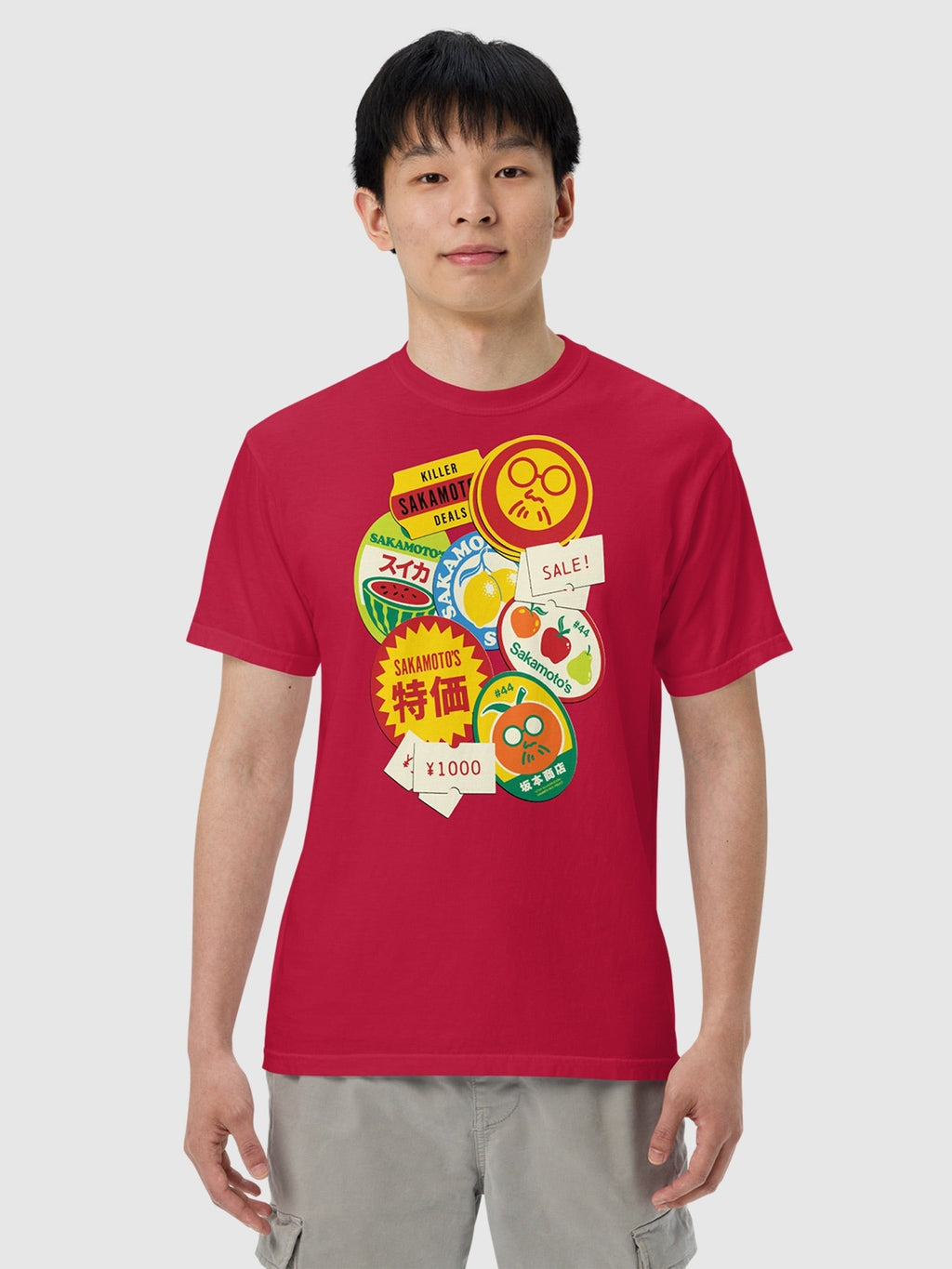 Sakamoto Days Sticker Collage Comfort Colors T-Shirt Hoodie, Sweatshirt | CiraTrend.com (Image 3)