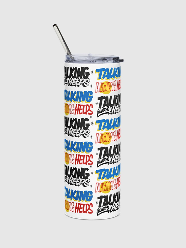 Sex Education Talking Always Helps 20 oz. Stainless Steel Tumbler T-Shirts, Hoodie, Sweatshirt | CiraTrend.com (Image 2)