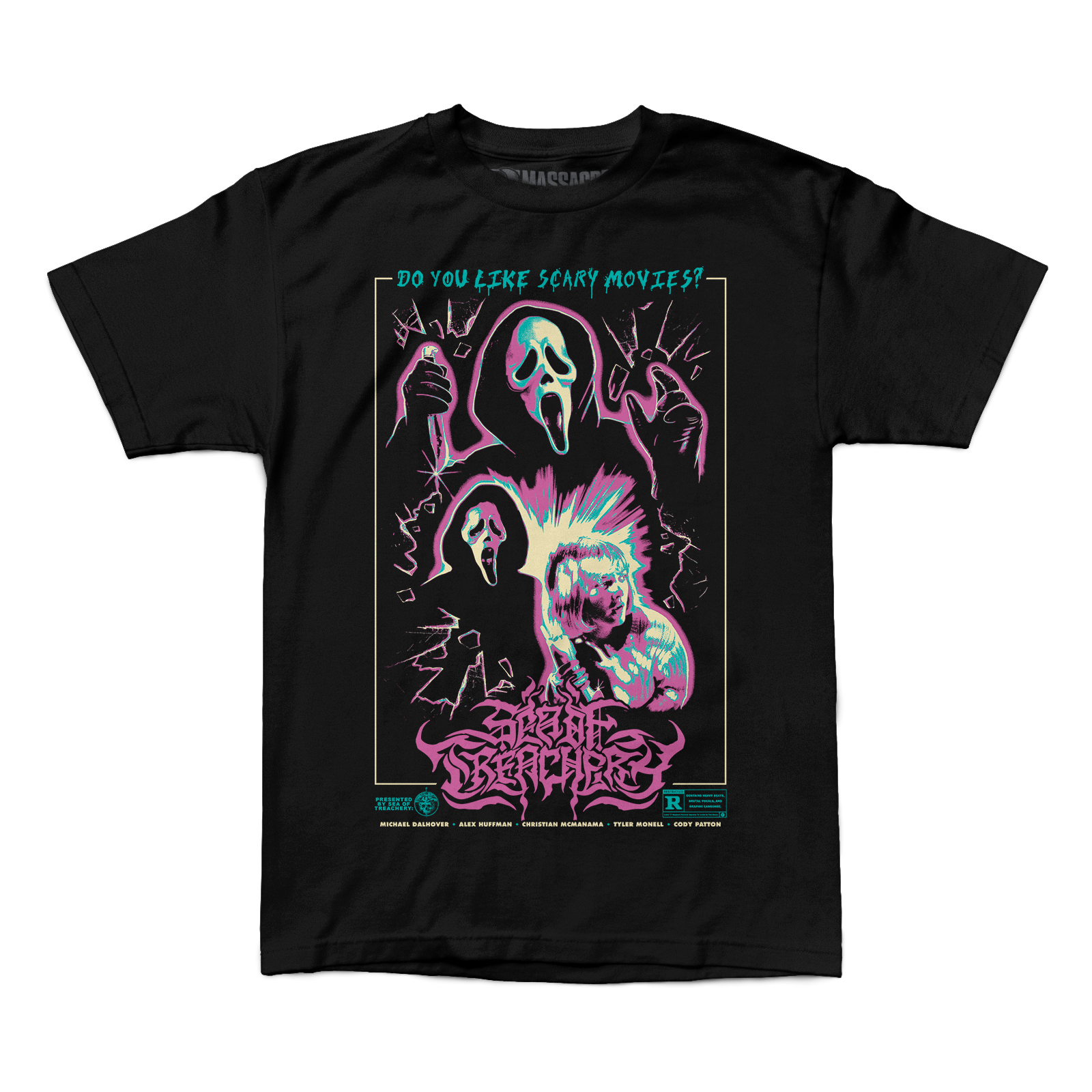 Sea of Treachery "Scary Movies" Shirt Hoodie, Sweatshirt | CiraTrend.com
